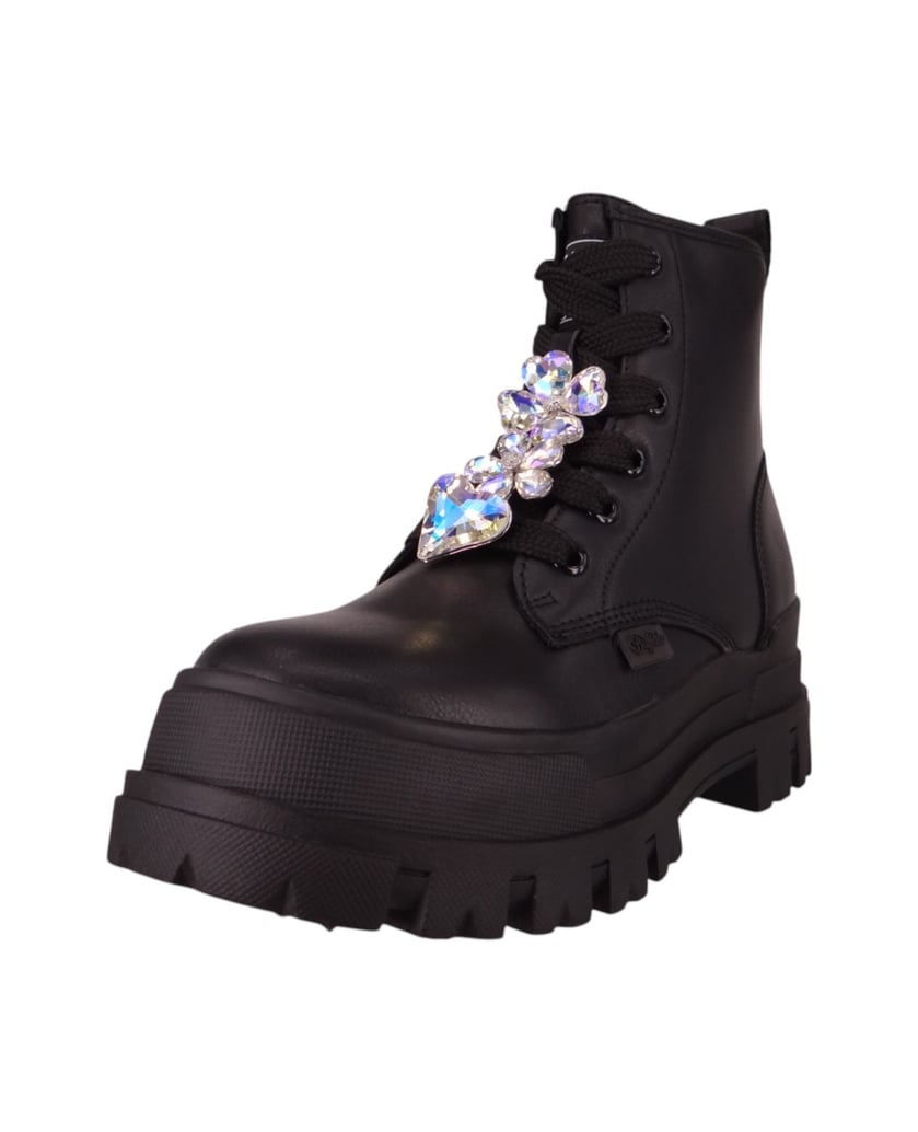 Buffalo-Stiefeletten-schwarz