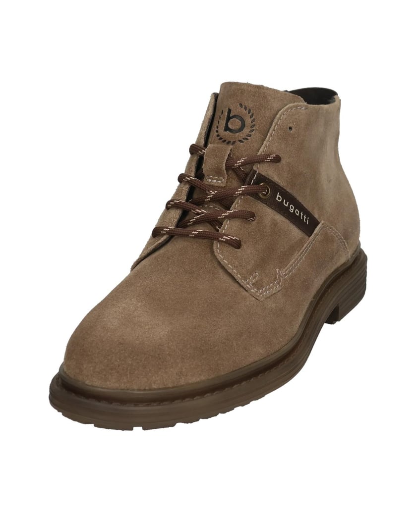 BUGATTI-Schnürstiefel-beige