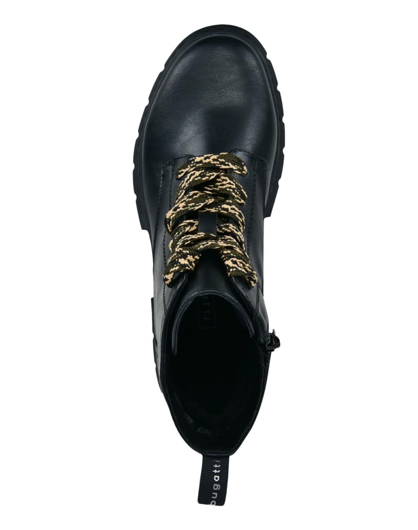 BUGATTI-Schnürstiefel-schwarz