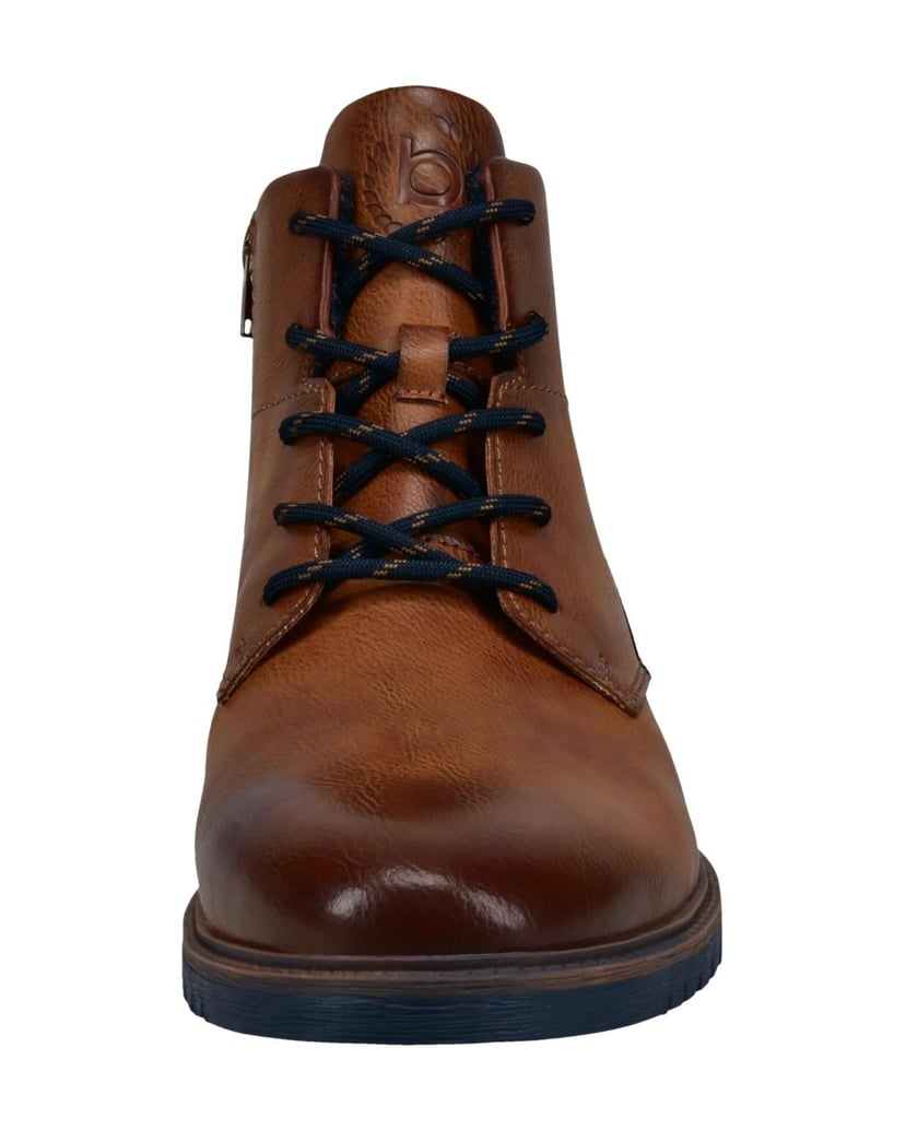 BUGATTI-Schnürstiefel-cognac