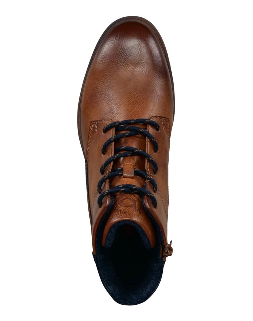 BUGATTI-Schnürstiefel-cognac