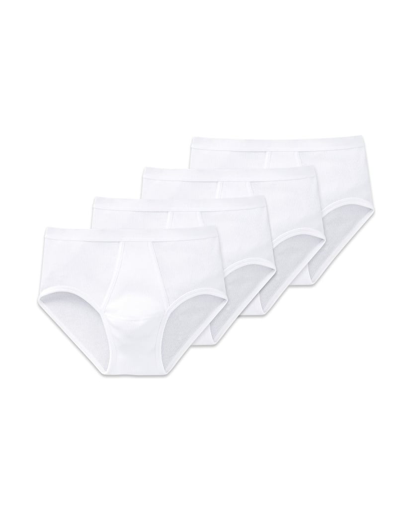 SCHIESSER-Herren-Slip-4er-Pack-Original-Classics-4P-weiss