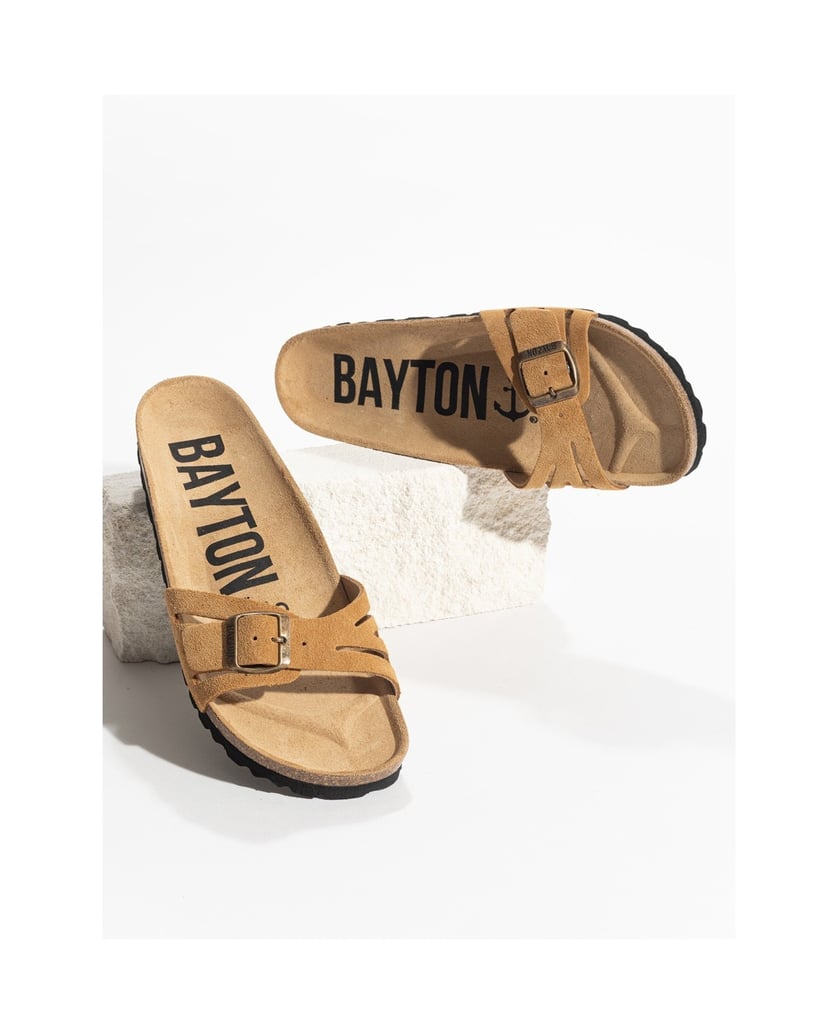 Bayton-Pantoletten-damen-Athena-gelb