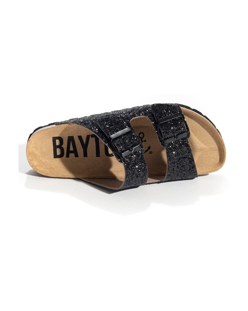 Bayton-Pantoletten-damen-Atlas-schwarz