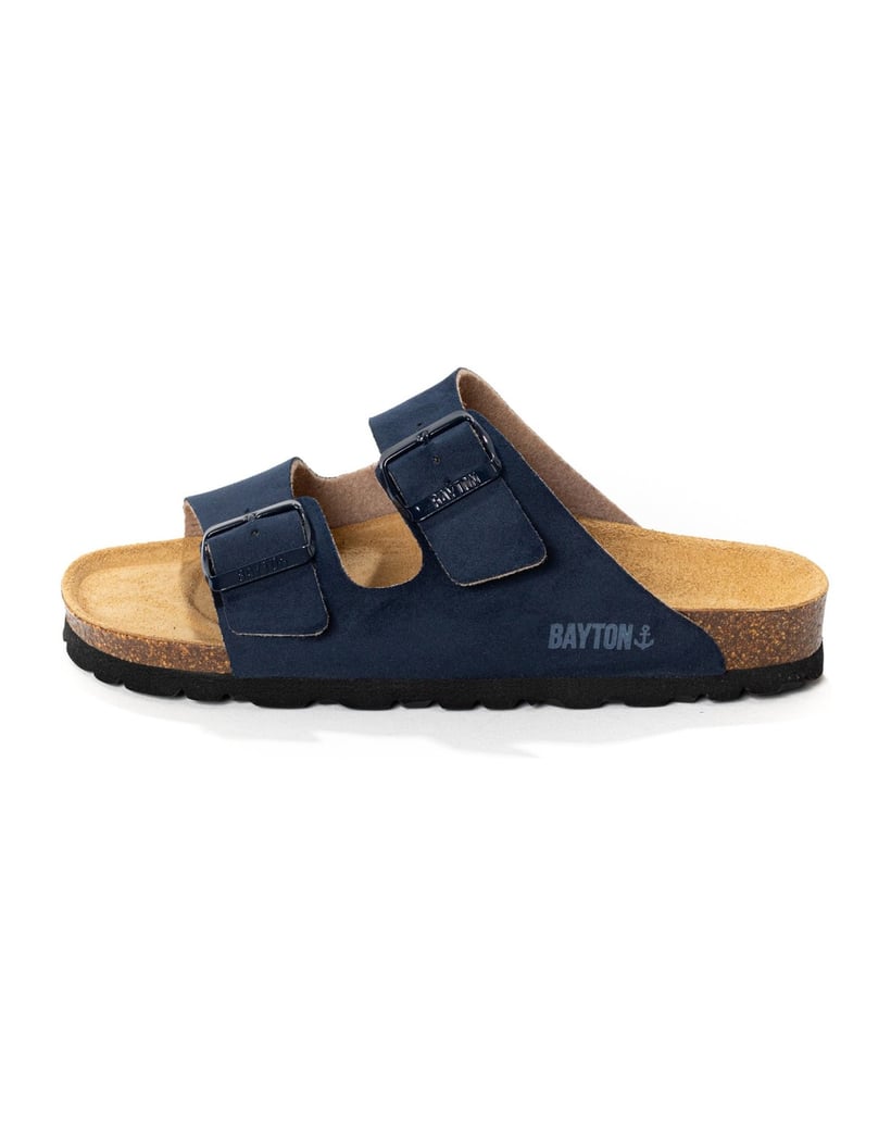 Bayton-Pantoletten-Frau-Atlas-navy