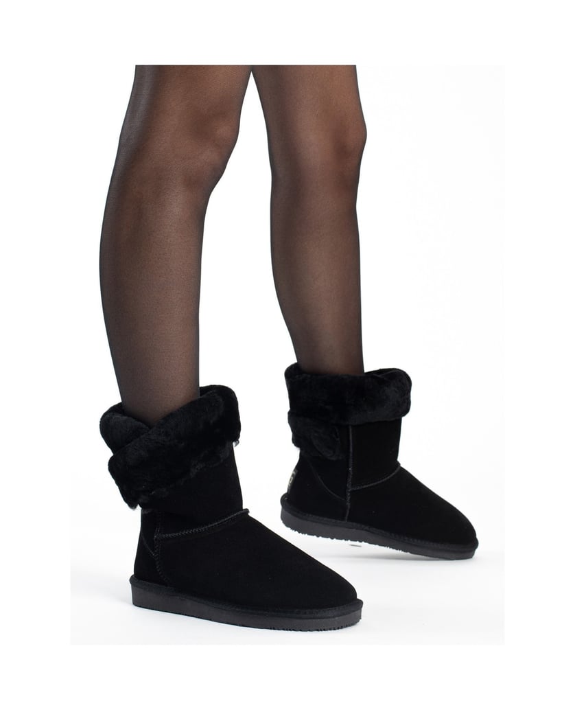 Gooce-BEVERLY-Winter-Suede-Boots-schwarz