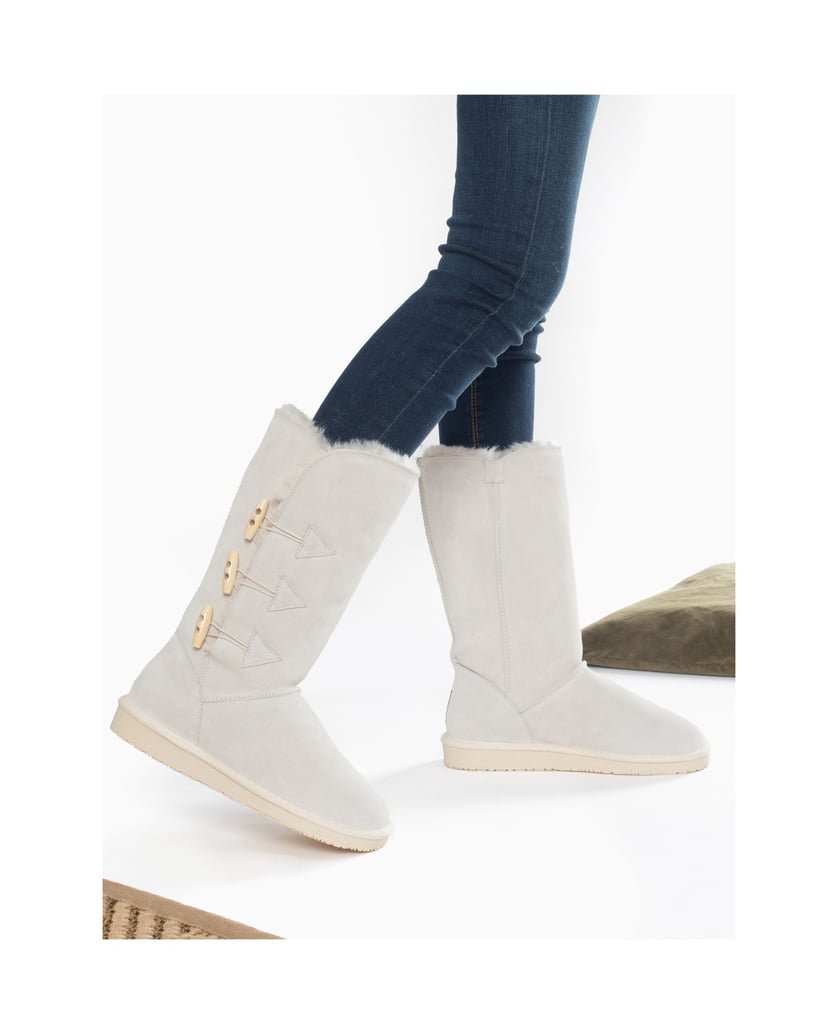 Gooce-CORNICE-Winter-Suede-Leather Boots-off-white