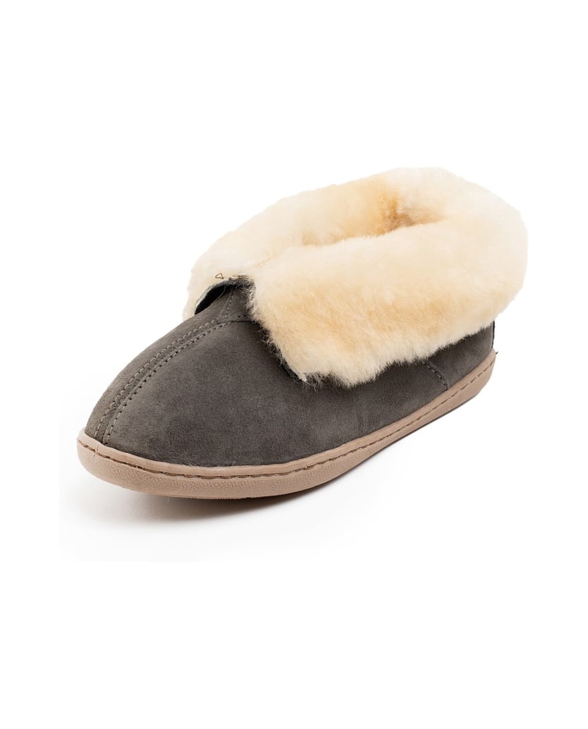 MINNETONKA-Sheepskin-Ankle-Boot-grau