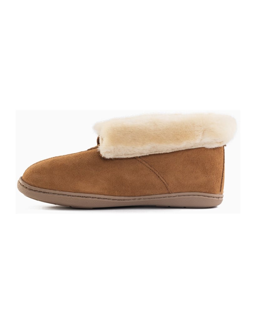 MINNETONKA-Sheepskin-Ankle-Boot-grau