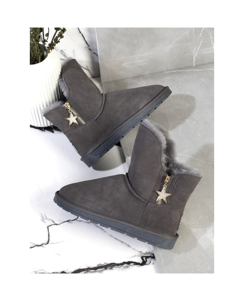 Gooce-PENNY-Winterstiefel-aus-Wildleder-schwarz