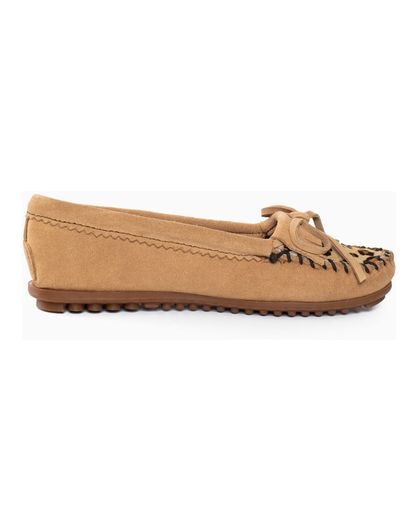 MINNETONKA-Leopard-Kilty-Moccasins-schwarz
