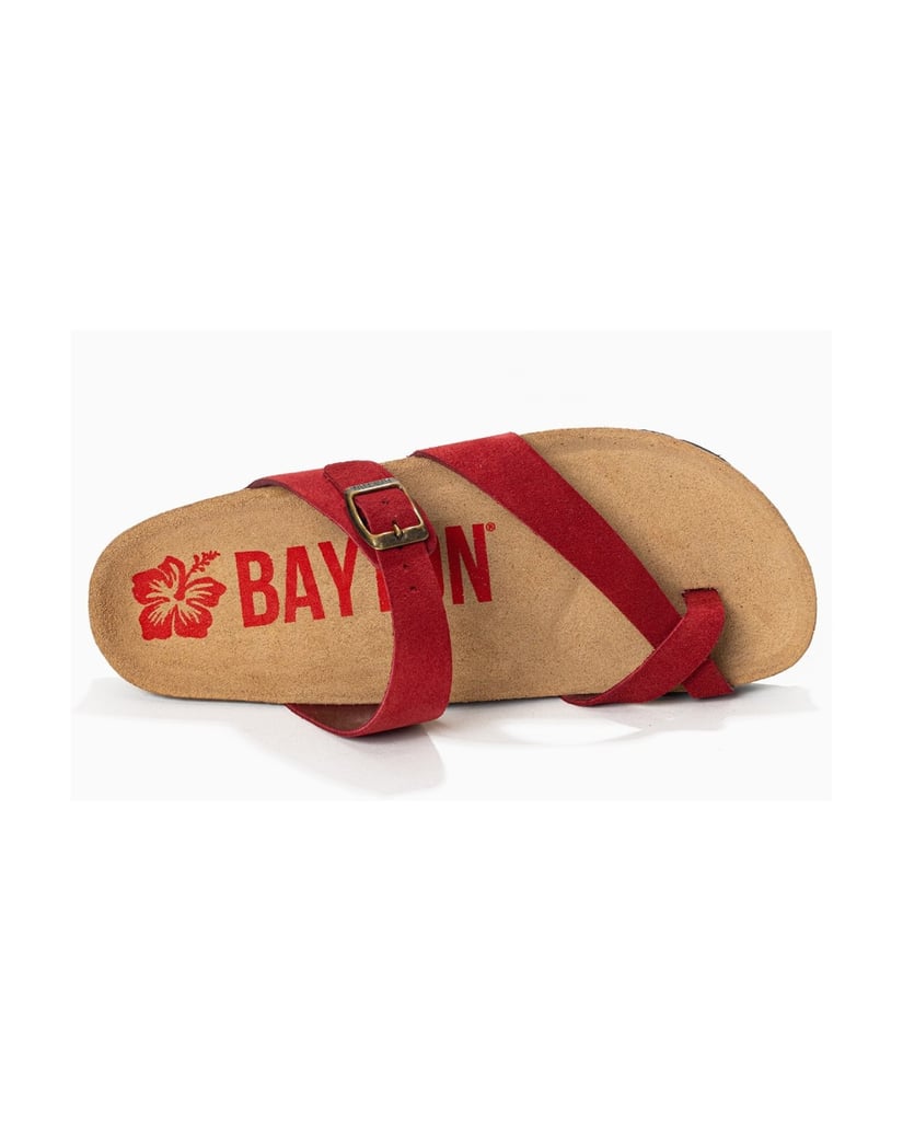 Bayton-Pantoletten-damen-Diane-rot