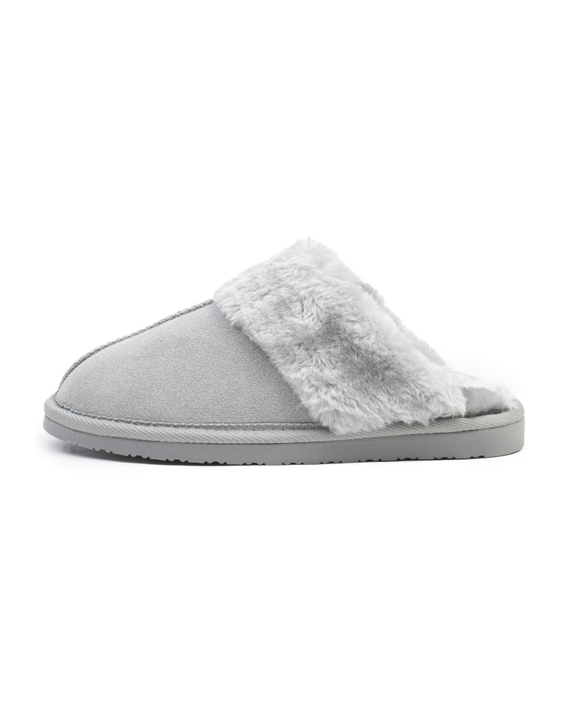 MINNETONKA-Chesney-Slide-Slipper-hellgrau