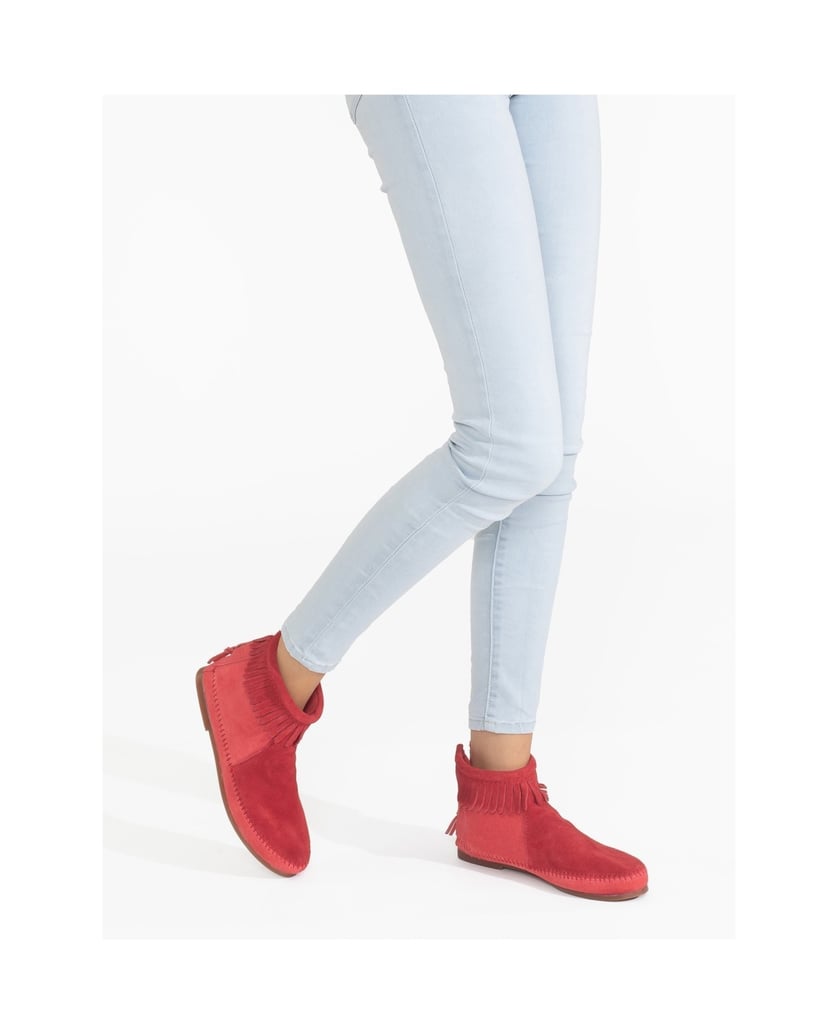 MINNETONKA-Stiefel-mit-Reißverschluss-hinten-grün