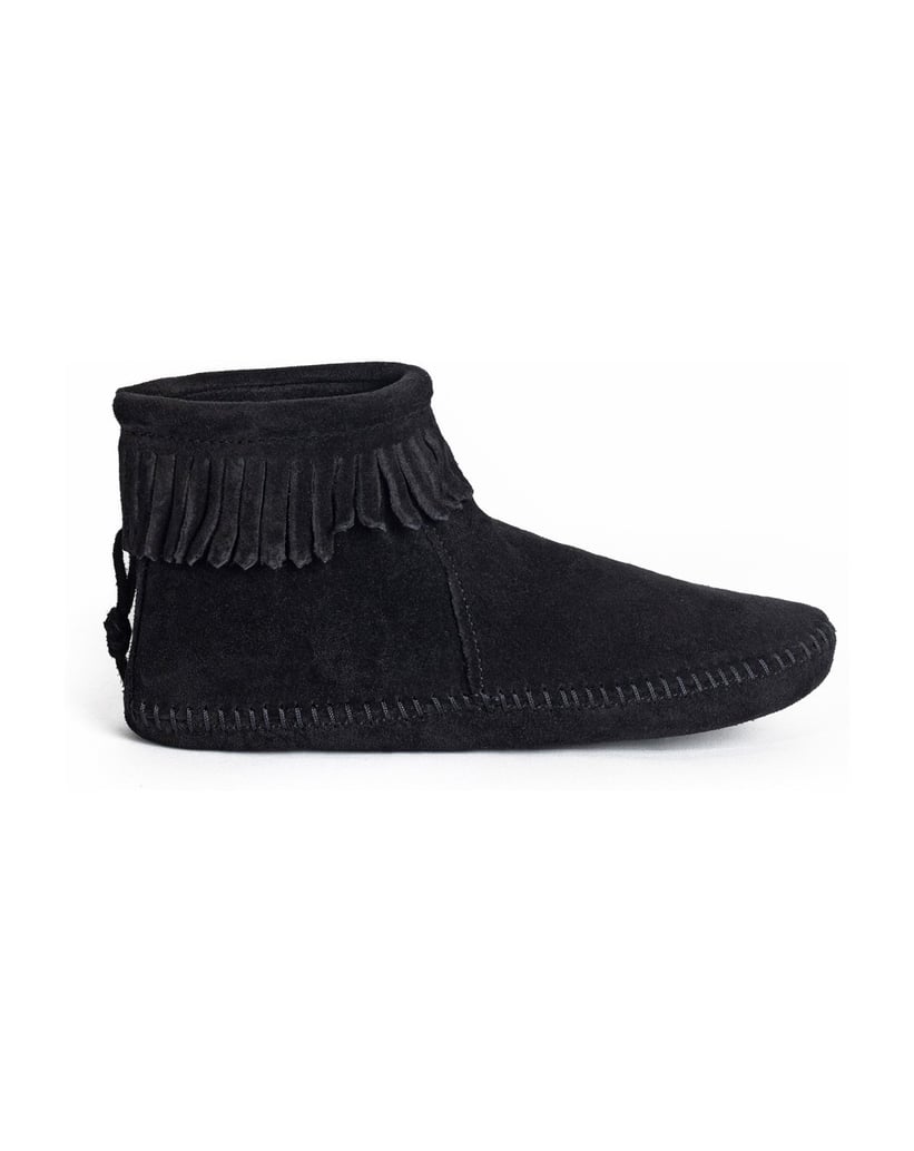 MINNETONKA-Back-Zip-Softsole-Boot-für-Damen-schwarz
