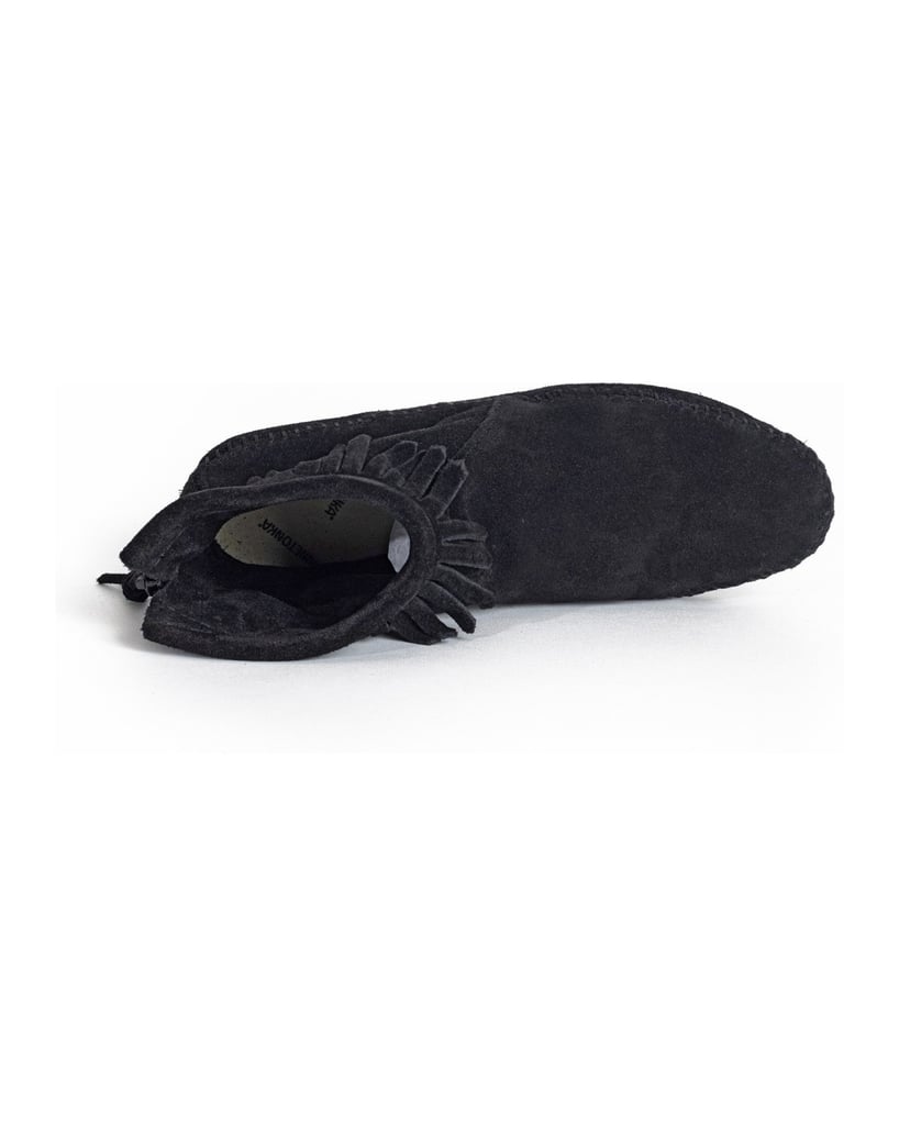 MINNETONKA-Back-Zip-Softsole-Boot-für-Damen-schwarz