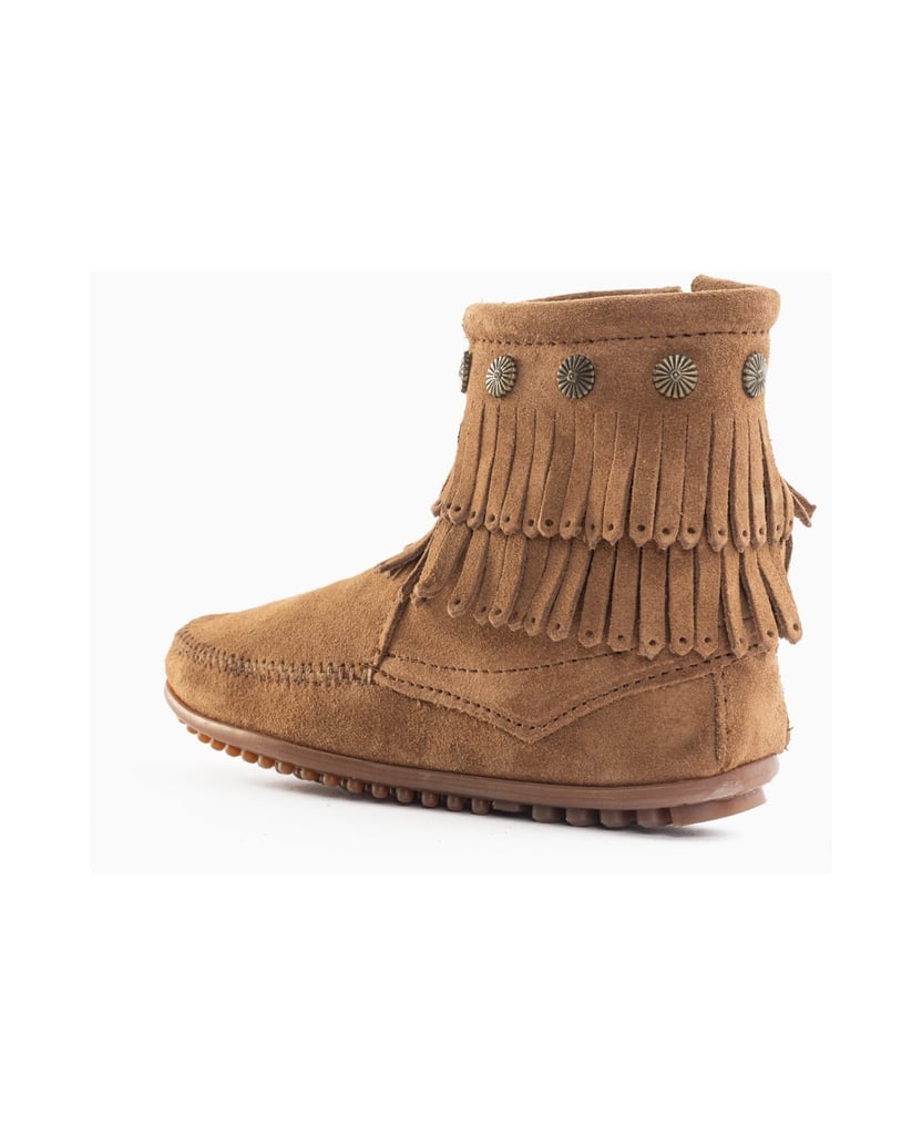 MINNETONKA-Double-Fringe-Side-Zip-Boots-camel