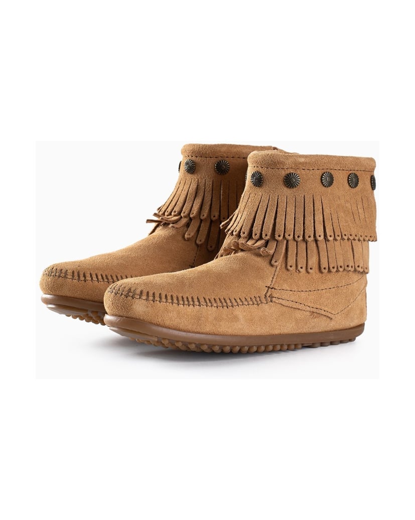 MINNETONKA-Double-Fringe-Side-Zip-Boots-camel