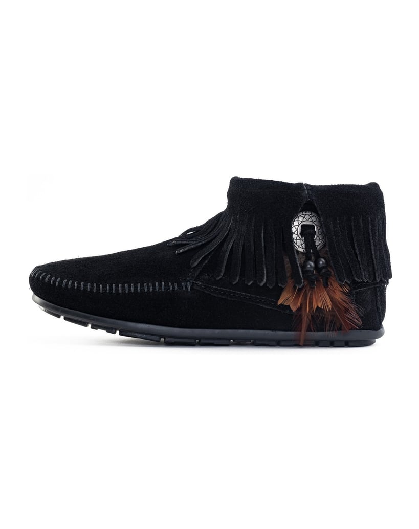 MINNETONKA-Concho-Feather-Low-Boots-schwarz