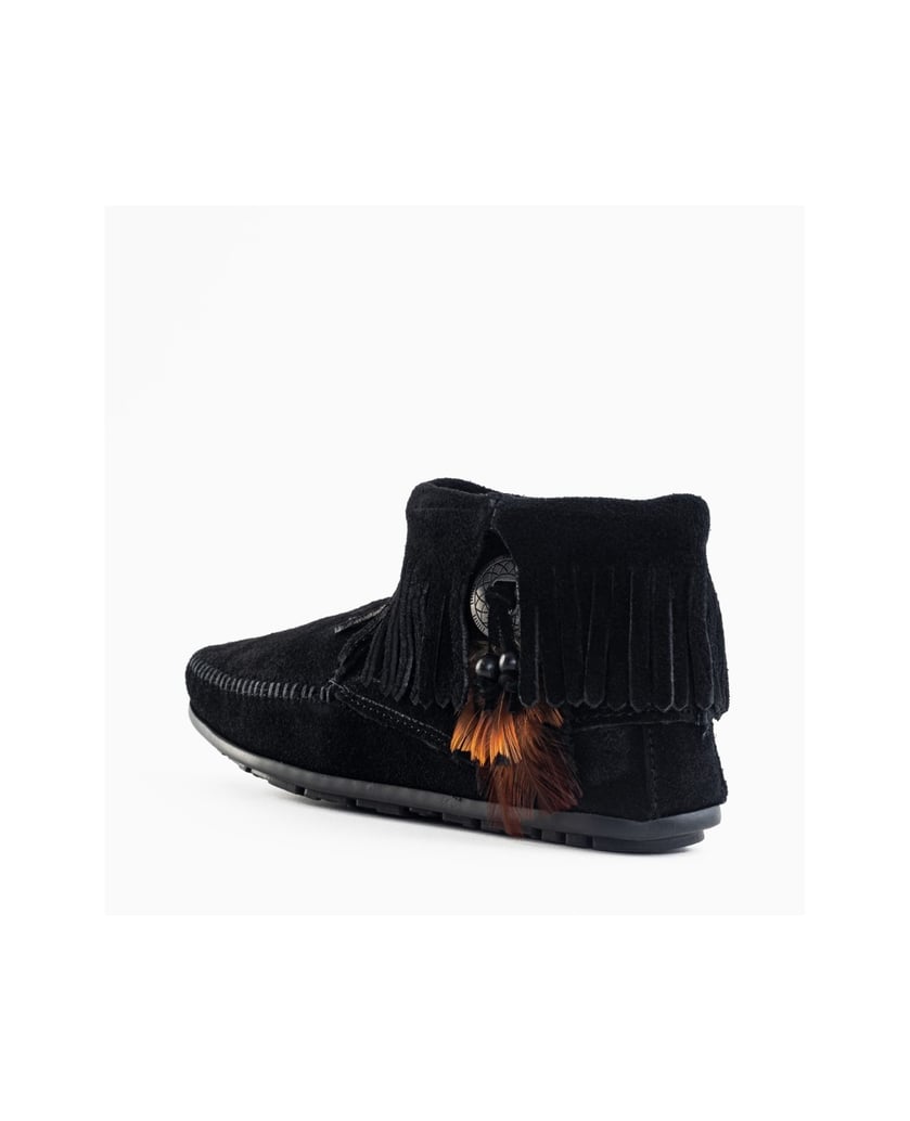 MINNETONKA-Concho-Feather-Low-Boots-schwarz
