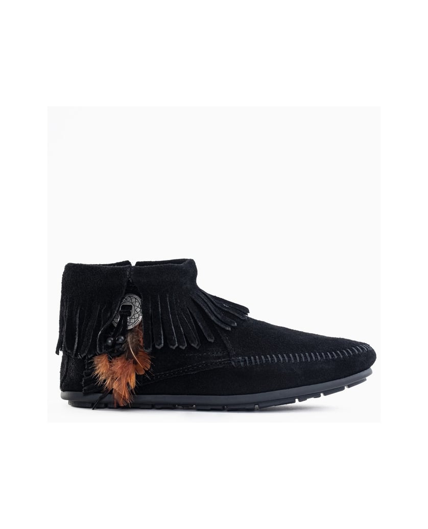 MINNETONKA-Concho-Feather-Low-Boots-schwarz