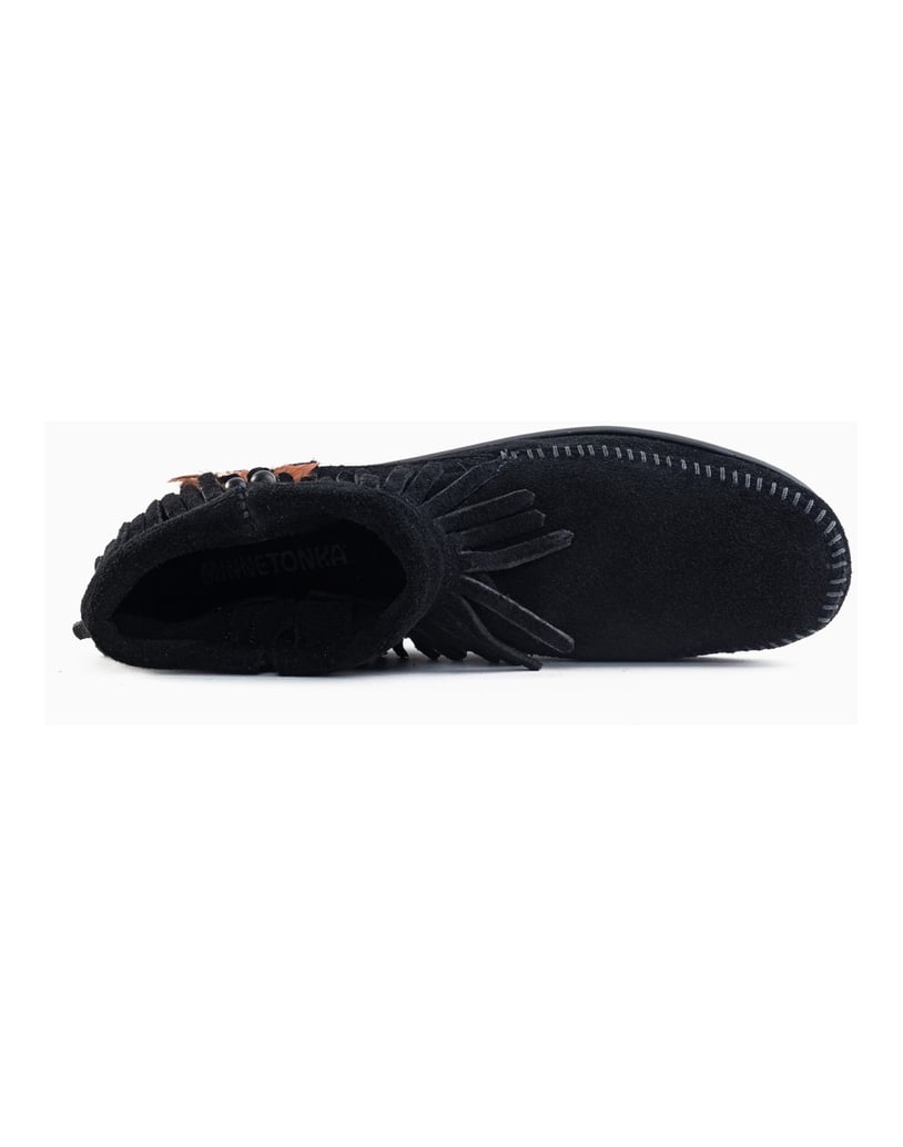 MINNETONKA-Concho-Feather-Low-Boots-schwarz