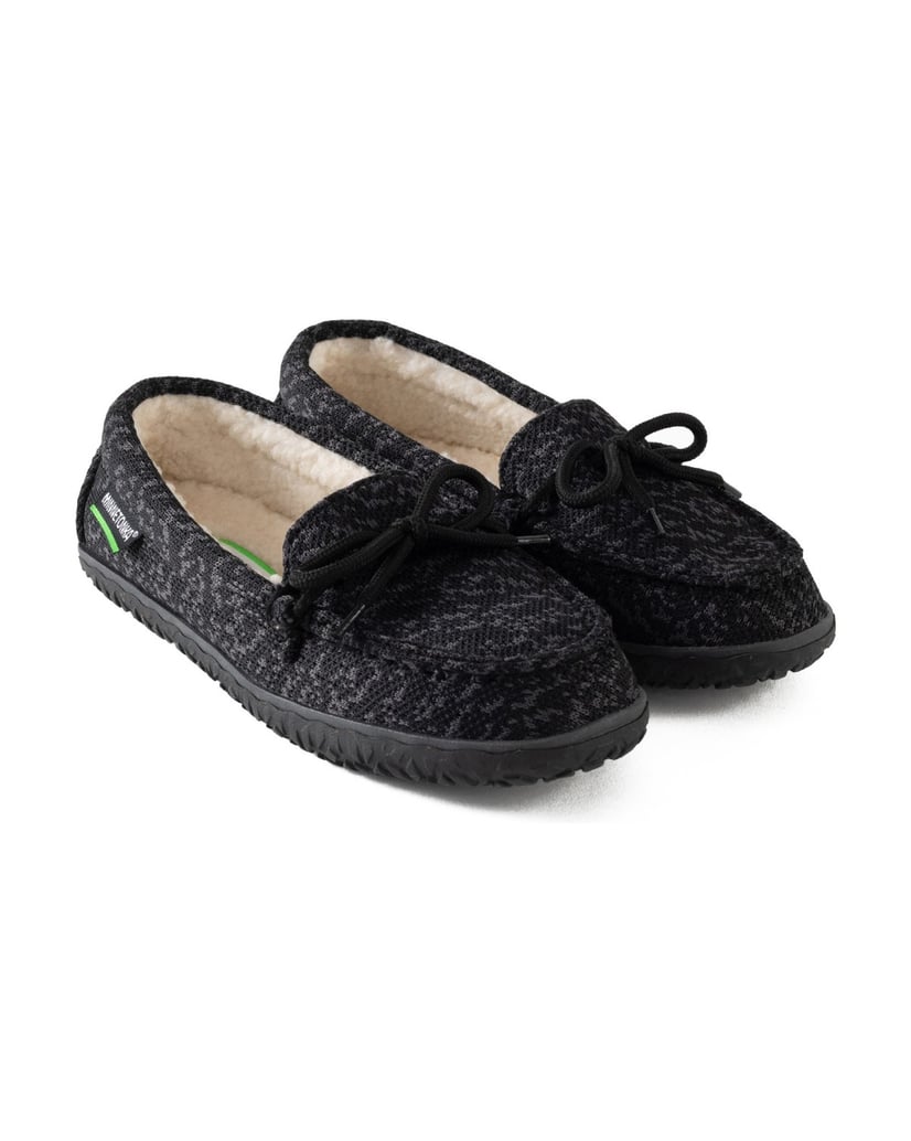 MINNETONKA-Mokassins-für-Damen-Eco-Oak-dunkelgrau