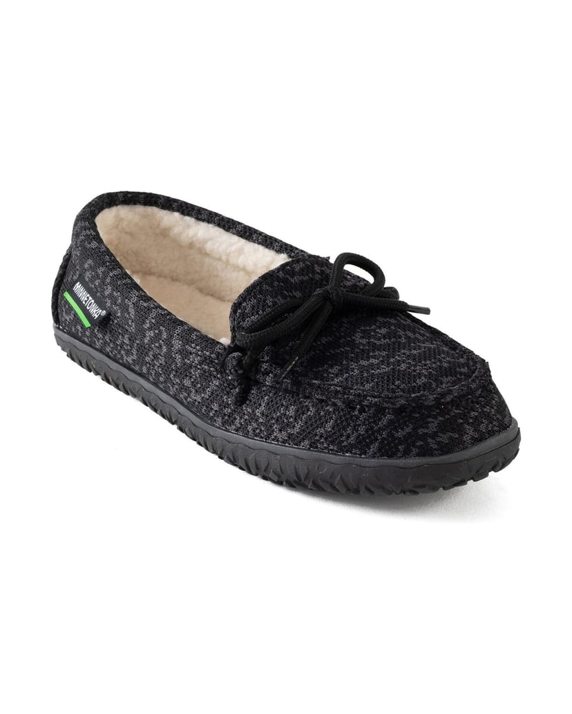 MINNETONKA-Mokassins-für-Damen-Eco-Oak-dunkelgrau