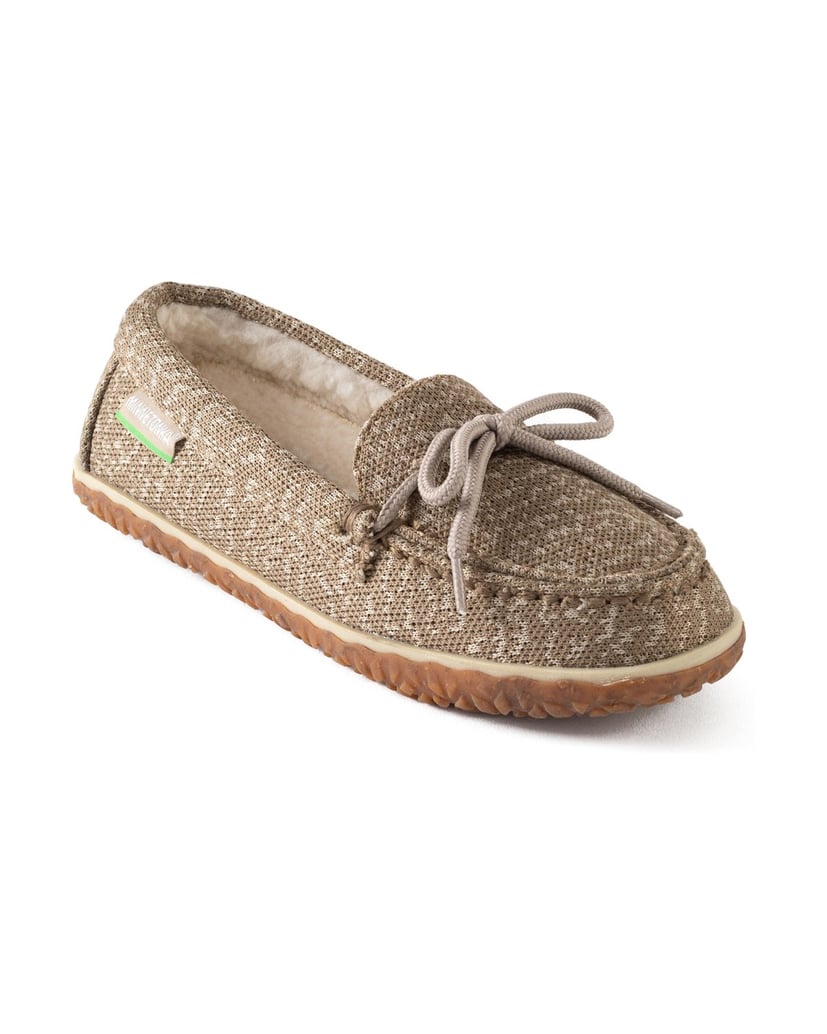 MINNETONKA-Mokassins-für-Damen-Eco-Oak-dunkelgrau