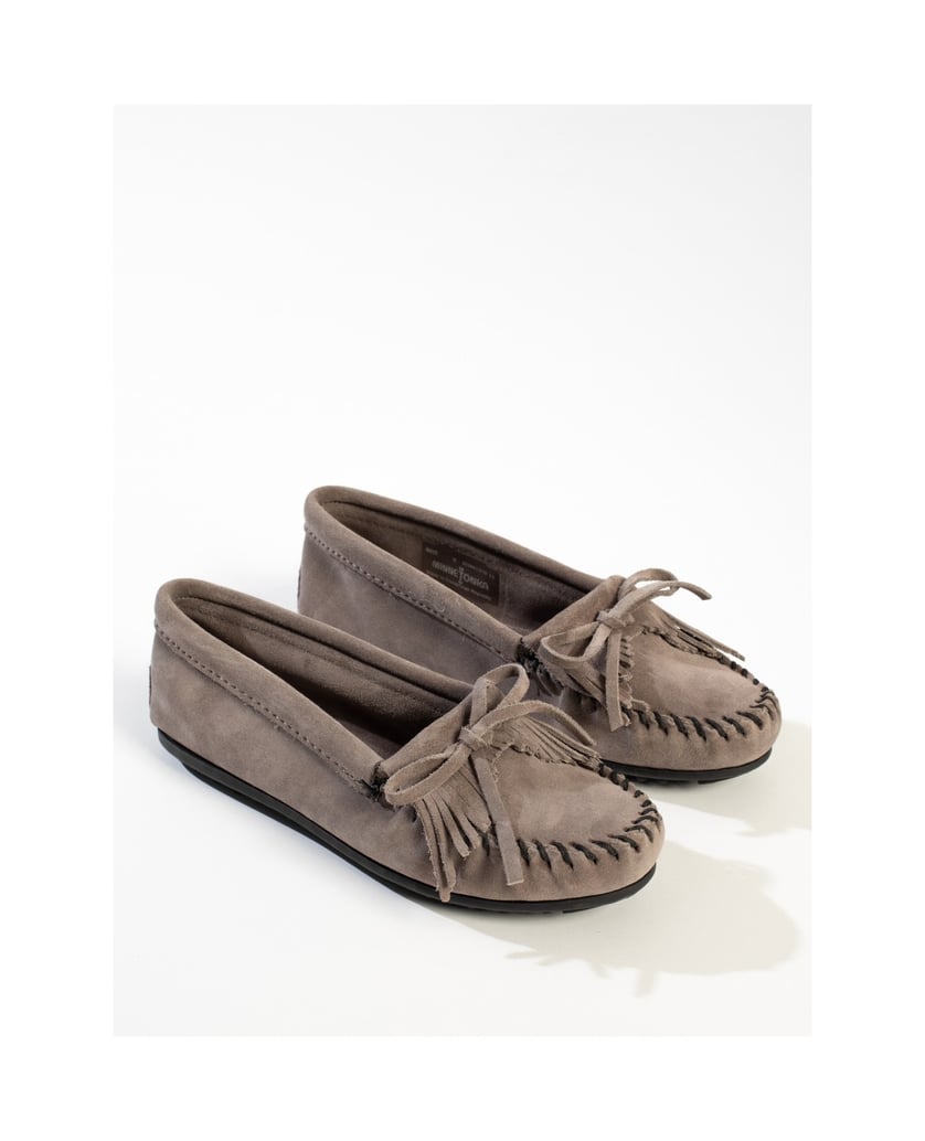 MINNETONKA-Kilty-Mokassins-grau