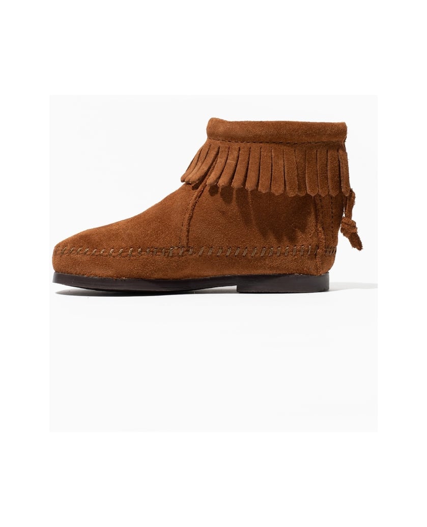 MINNETONKA-Back-Zip-Boot-schwarz