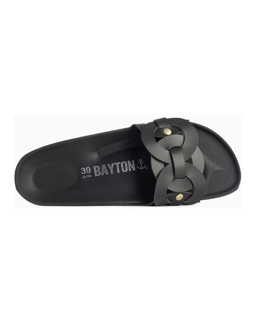Bayton-Topaze-Pantoletten-mit-Lederinnensohle-schwarz