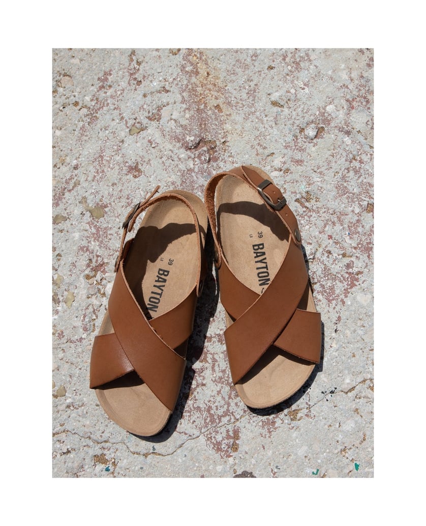Bayton-Pantoletten-damen-Tweed-camel