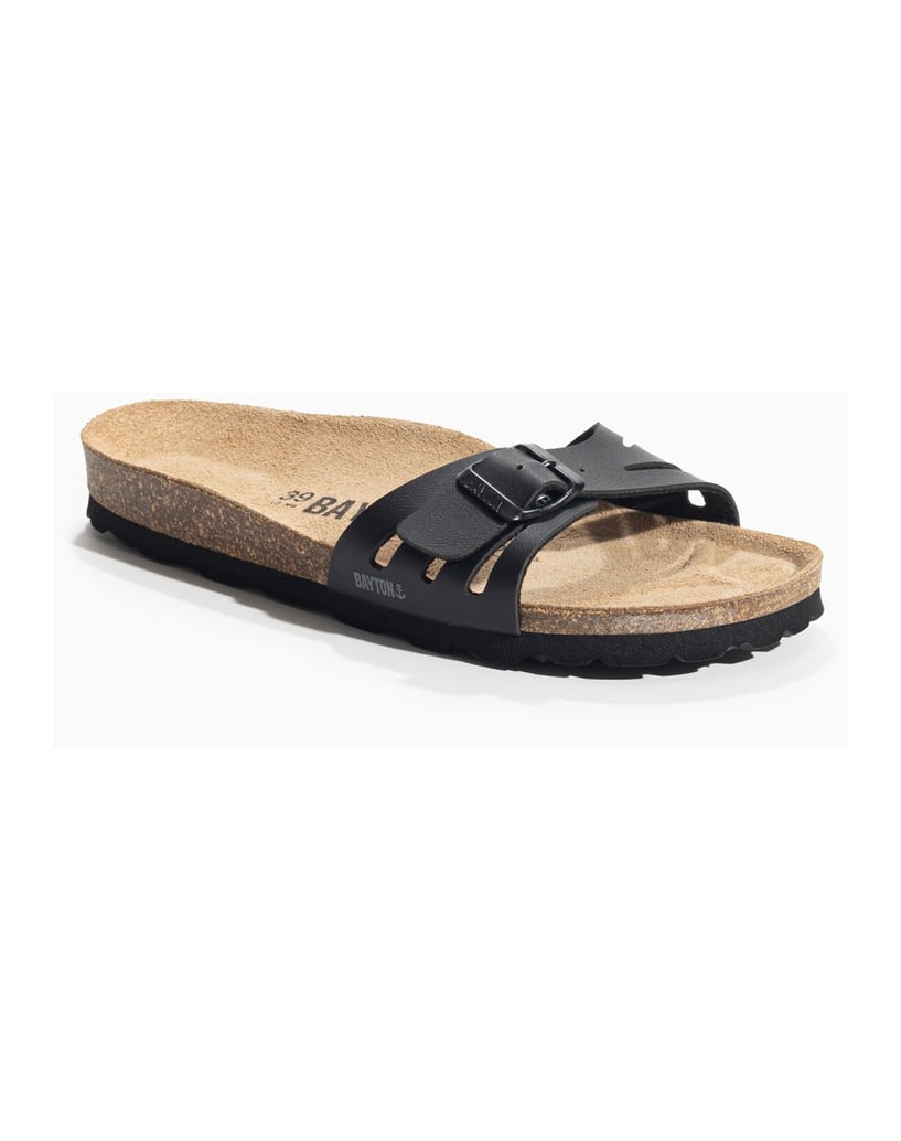 Bayton-Pantoletten-damen-Velours-schwarz