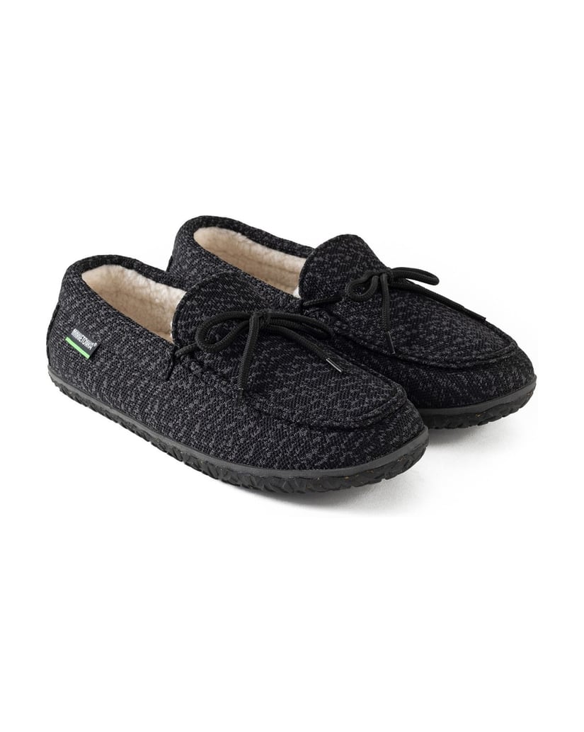 MINNETONKA-Mokassins-Eco-oak-für-Herren-schwarz