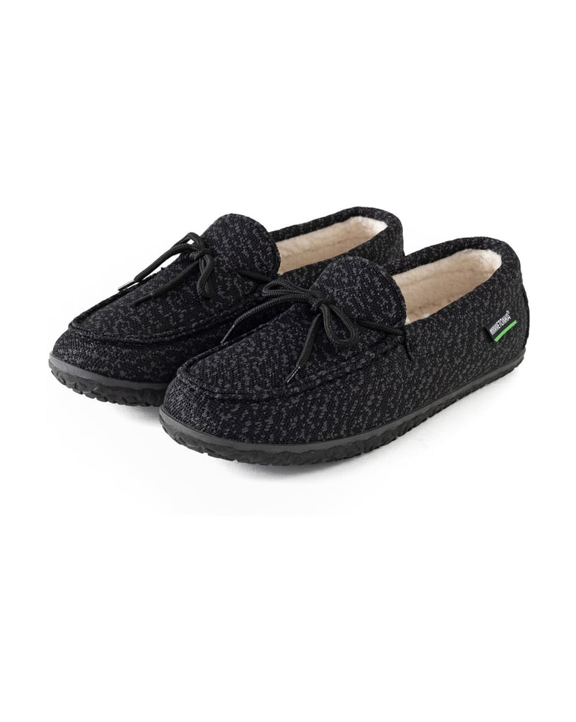 MINNETONKA-Mokassins-Eco-oak-für-Herren-schwarz