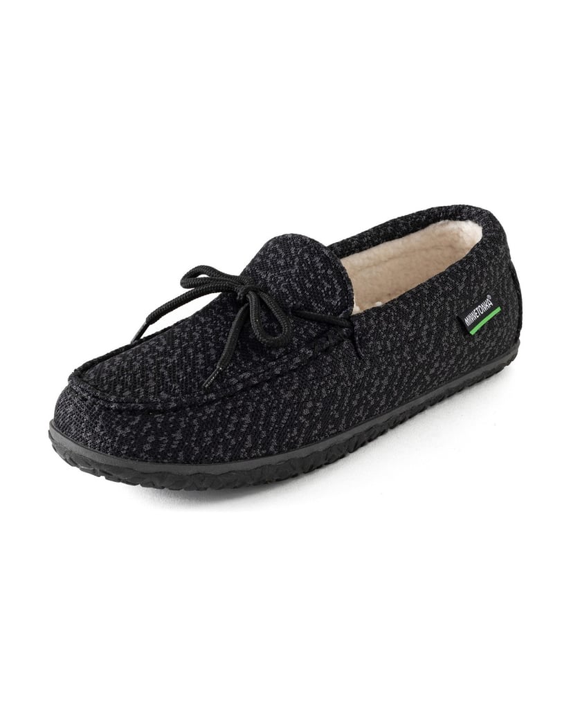 MINNETONKA-Mokassins-Eco-oak-für-Herren-schwarz
