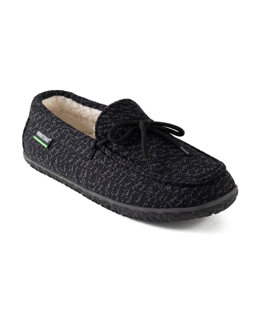 MINNETONKA-Mokassins-Eco-oak-für-Herren-schwarz
