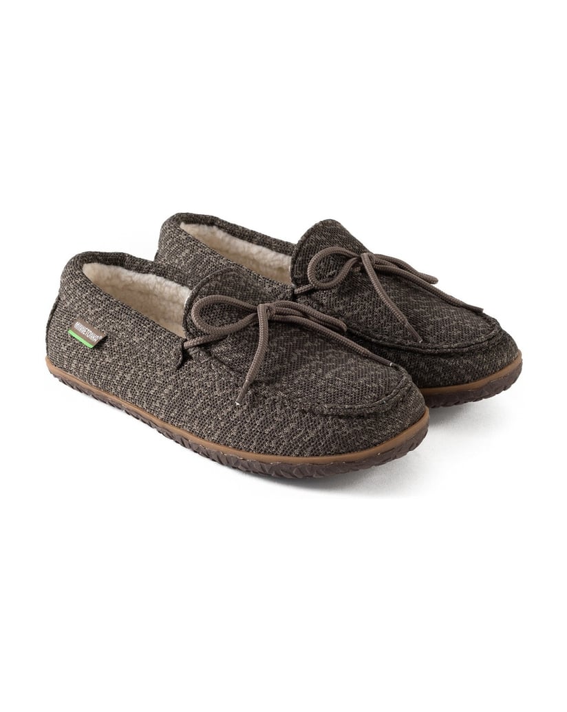 MINNETONKA-Mokassins-Eco-oak-für-Herren-schwarz