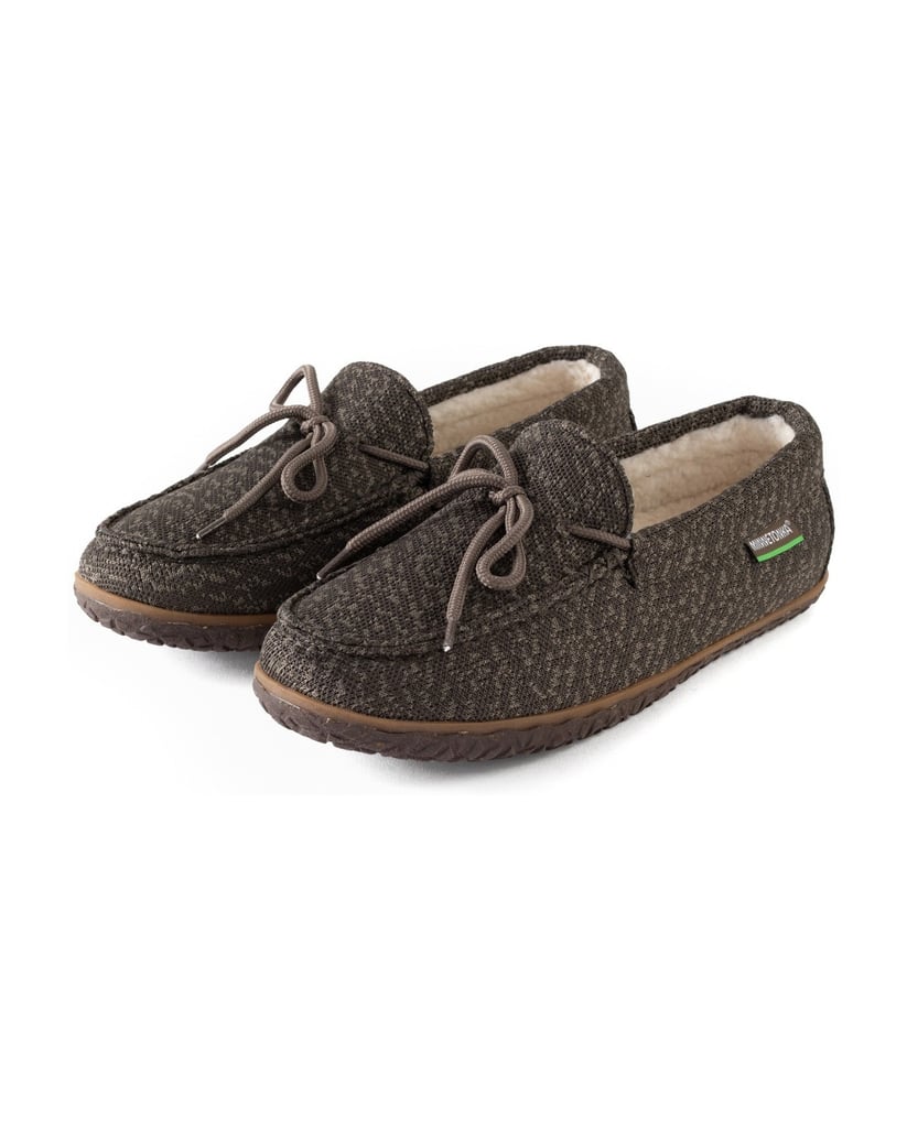 MINNETONKA-Mokassins-Eco-oak-für-Herren-schwarz