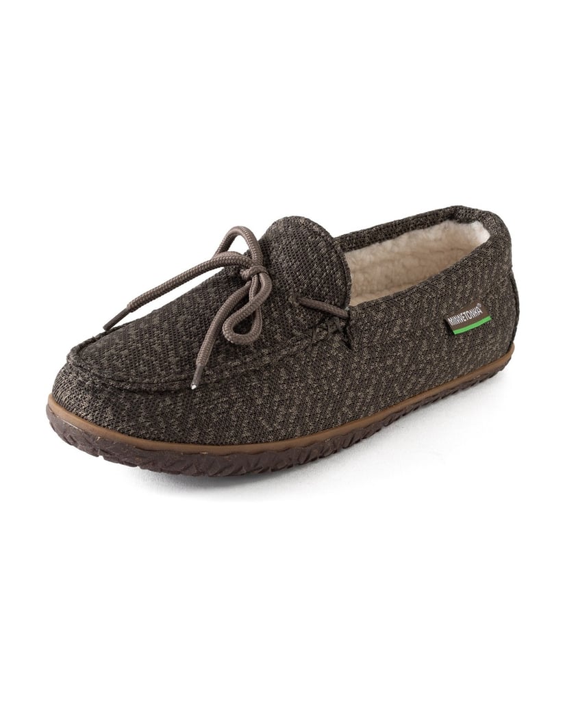 MINNETONKA-Mokassins-Eco-oak-für-Herren-schwarz