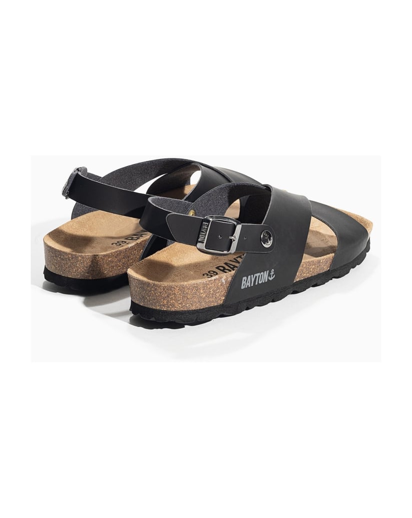 Bayton-Sandalen-damen-Tweed-schwarz