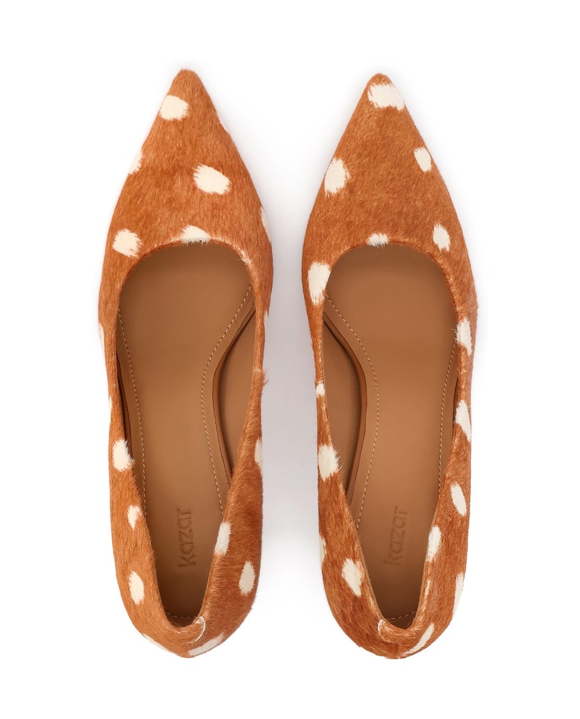 Kazar-Modische-Pumps-mit-natürlichem-Haar-Finish-camel