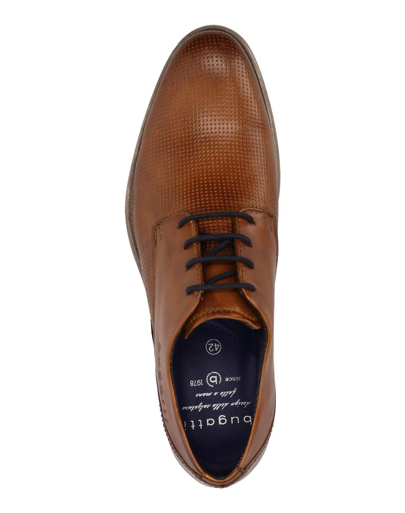 BUGATTI-Business-Schnürer-cognac