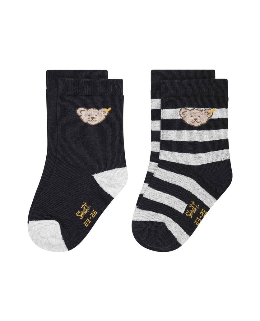 Steiff-Unisex-Socken-2er-Pack-rot