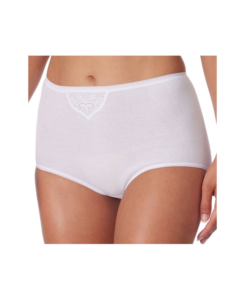 SCHIESSER-Damen-Slip-6er-Pack-Cotton-Essentials-6P-schwarz