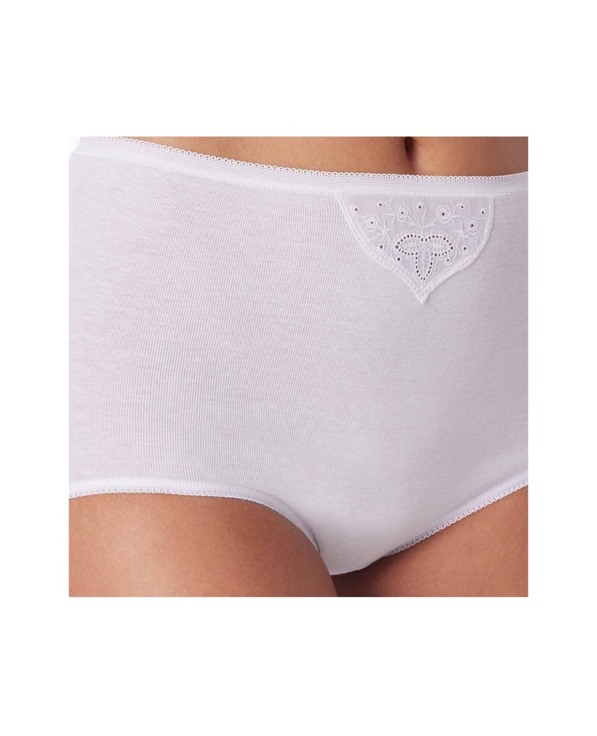 SCHIESSER-Damen-Slip-6er-Pack-Cotton-Essentials-6P-schwarz