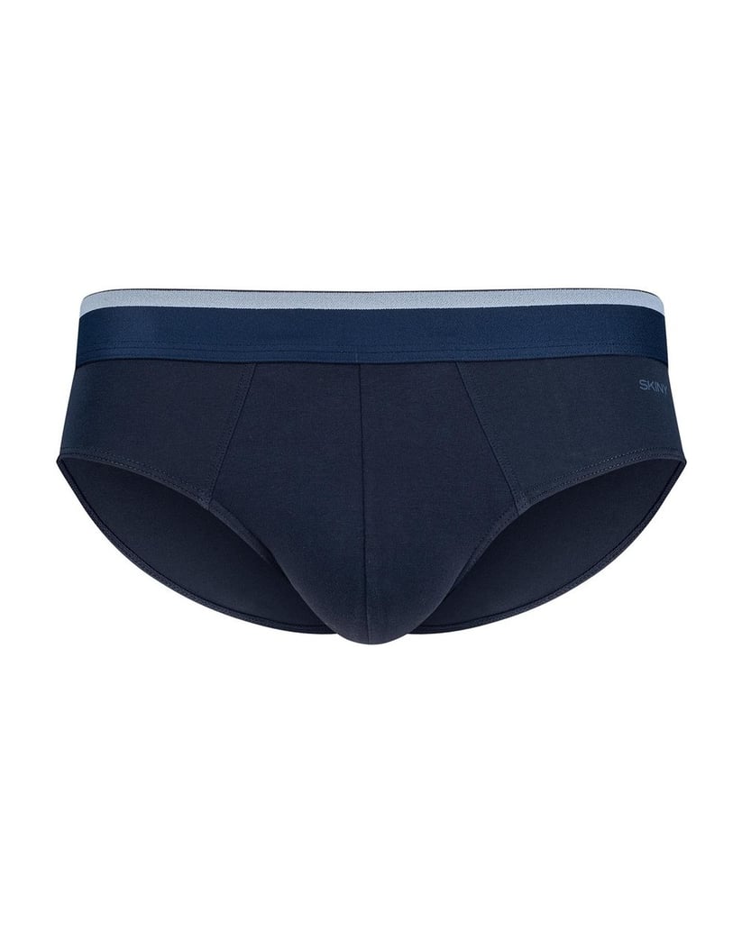 Skiny-Herren-Slip-6er-Pack-Brasil-Slips-Cotton-Multipack-6P-blau