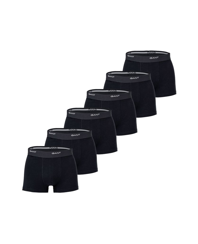GANT-Herren-Boxershort-6er-Pack-schwarz