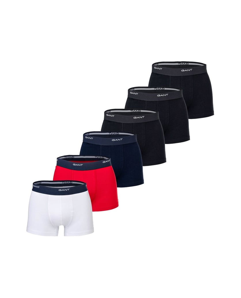 GANT-Herren-Boxershort-6er-Pack-schwarz